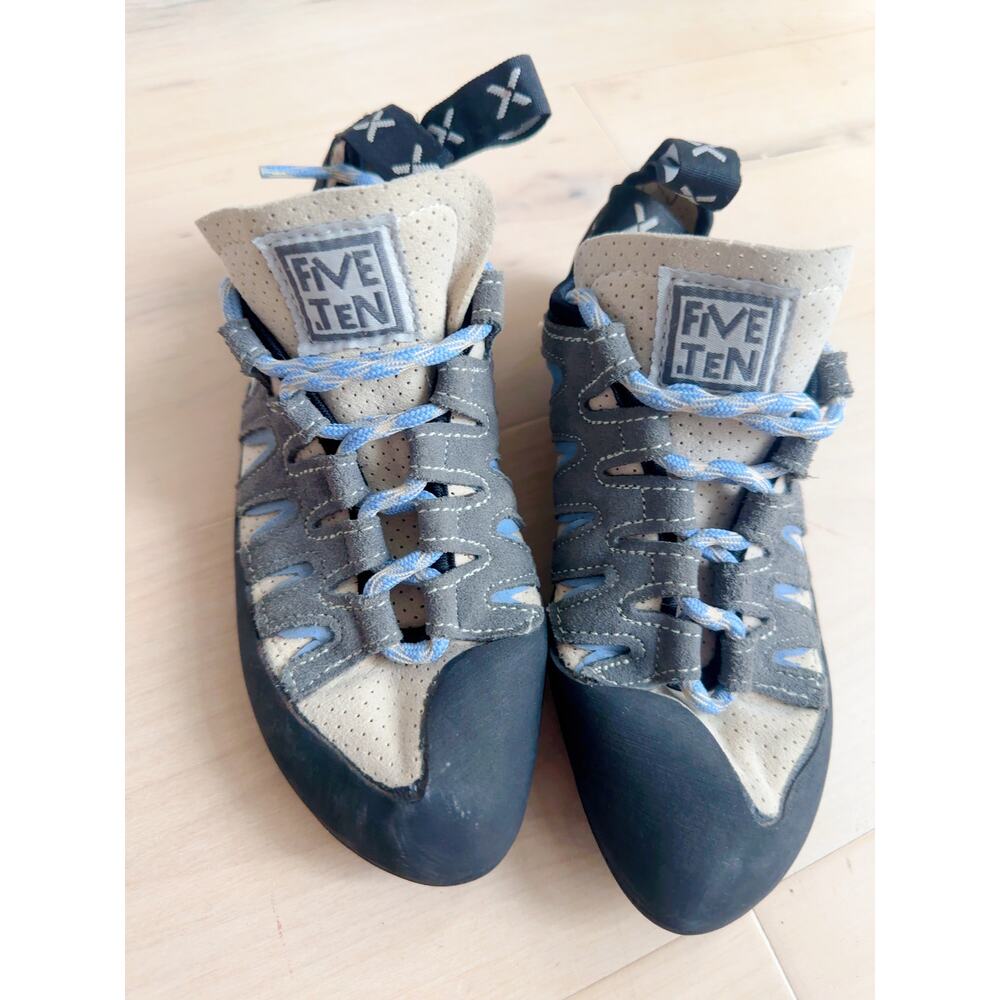 Five Ten Climbing Shoes, Anasazi VCS Golden Tan Size 6 Pre-owned